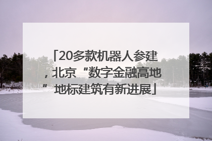 20多款机器人参建，北京“数字金融高地”地标建筑有新进展