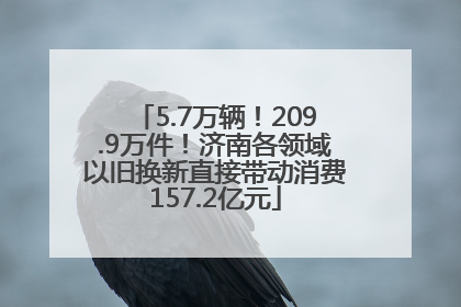 5.7万辆！209.9万件！济南各领域以旧换新直接带动消费157.2亿元
