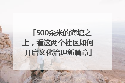 500余米的海塘之上，看这两个社区如何开启文化治理新篇章